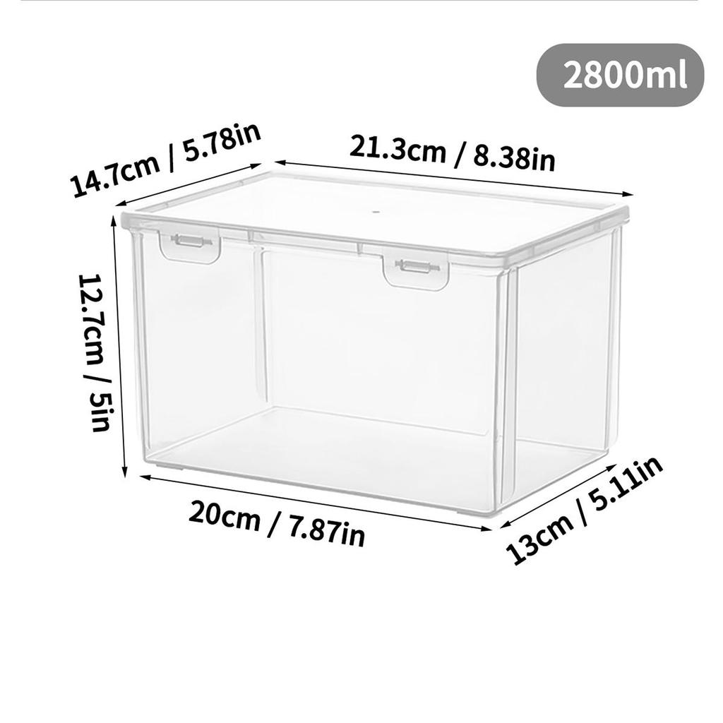 Home Office Supplies Storage Box Multifunctional Desktop Large Capacity A4 Paper Transparent Plastic Organizer Box