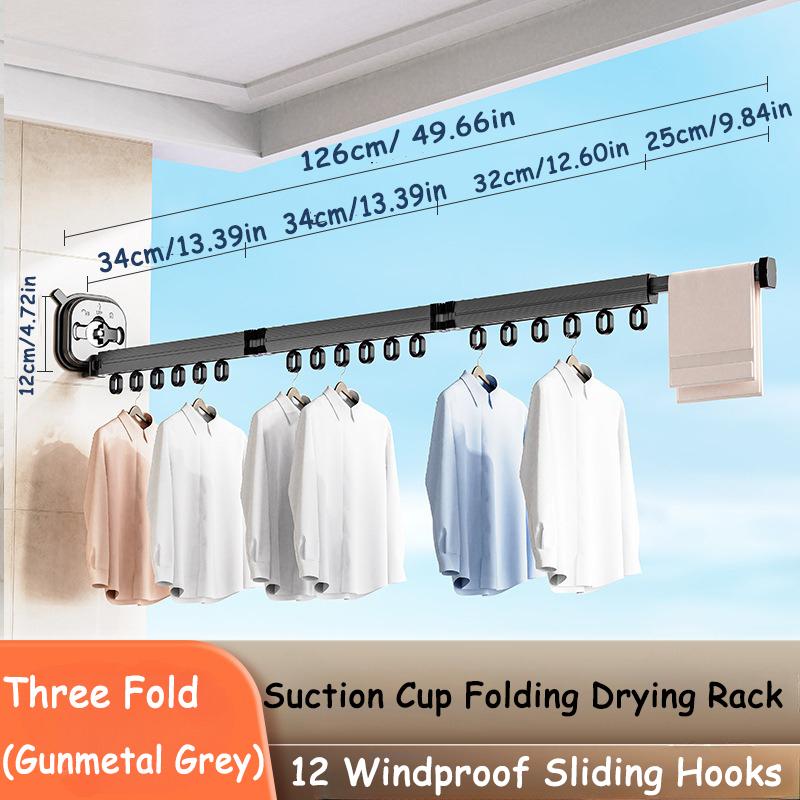 Latest Wall Mount Clothes Best Drying Rack Foldable Heavy Duty Retractable Closet Laundry Hanger Rotating Folding Extendable Clothesline