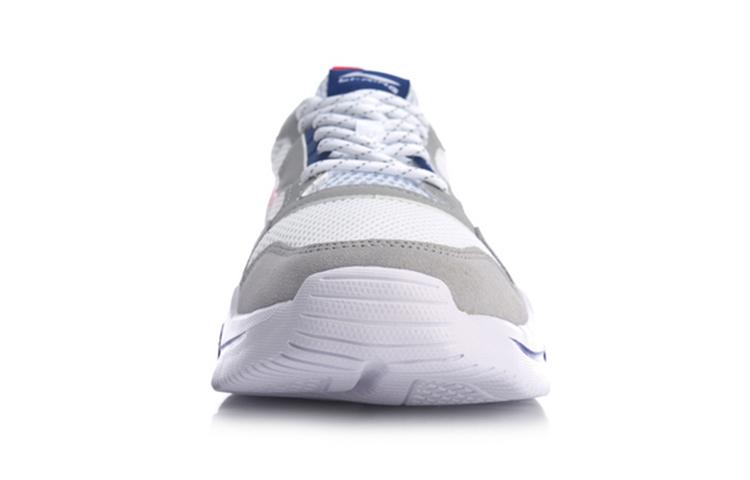 Li Ning Mark Lite Trendy Breathable Balance Low top Casual Shoes Unisex White AGCQ015-1