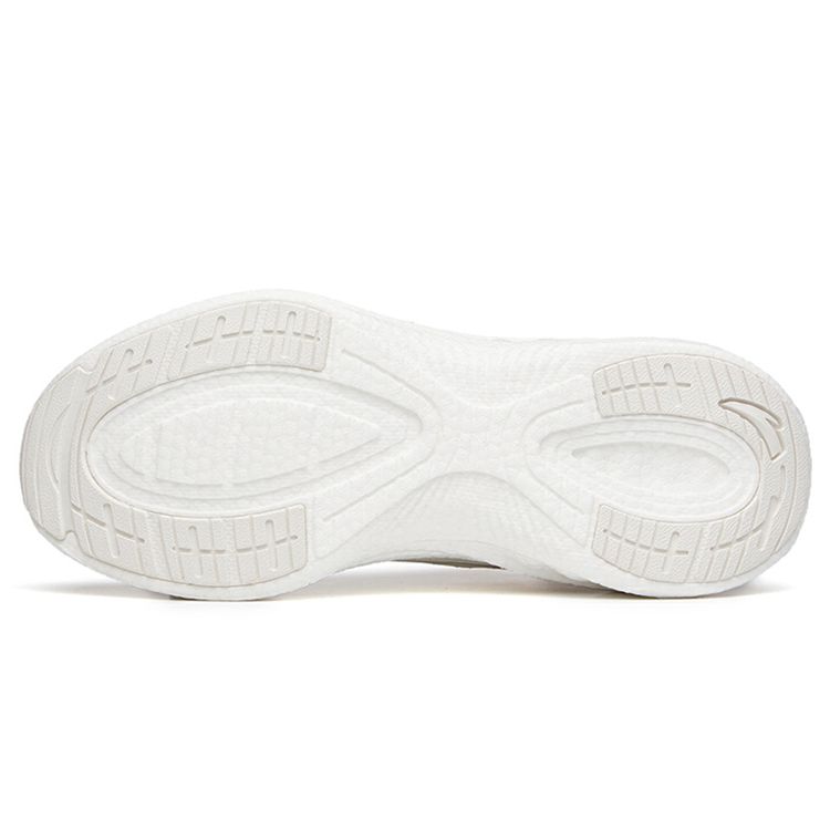 Anta Mars Foam Running Series Durable Breathable Low-Top Running Shoes Women sneakers Ivory-White 122135585-2