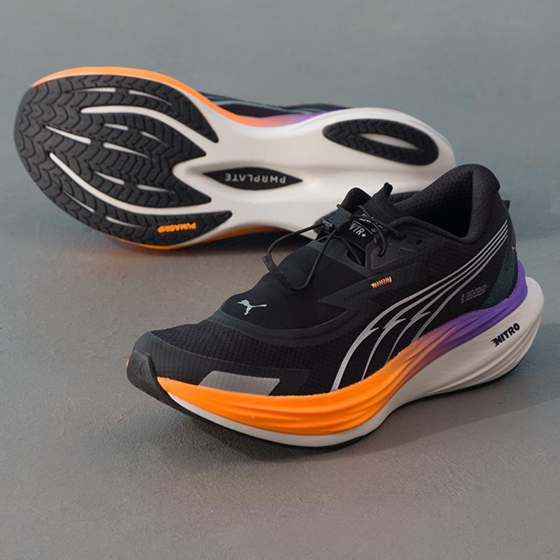 Puma Deviate Nitro 3 Invernizado Preto Calor Fogo Tênis Masculinos 310080-02