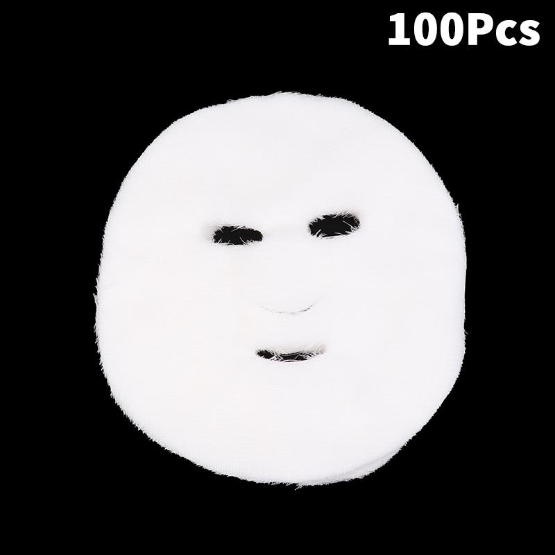 50/100Pcs Pure Cotton Soft Beauty Salon Apply Soft Mask Beauty Gauze Block Disposable Mask Special Face Skin Care Management