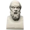 Creative Socrates Plaster Sculpture Bookcase Bookshelf Crafts Ornament Art Relief Character Statue Gift Interior Aesthetic Decor