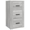 819426 vidaXL Buffet Sonoma gris 40x33x70 cm Bois d'ingénierie
