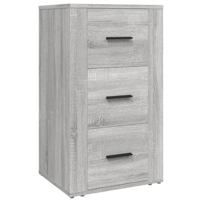 819426 vidaXL Buffet Sonoma gris 40x33x70 cm Bois d'ingénierie