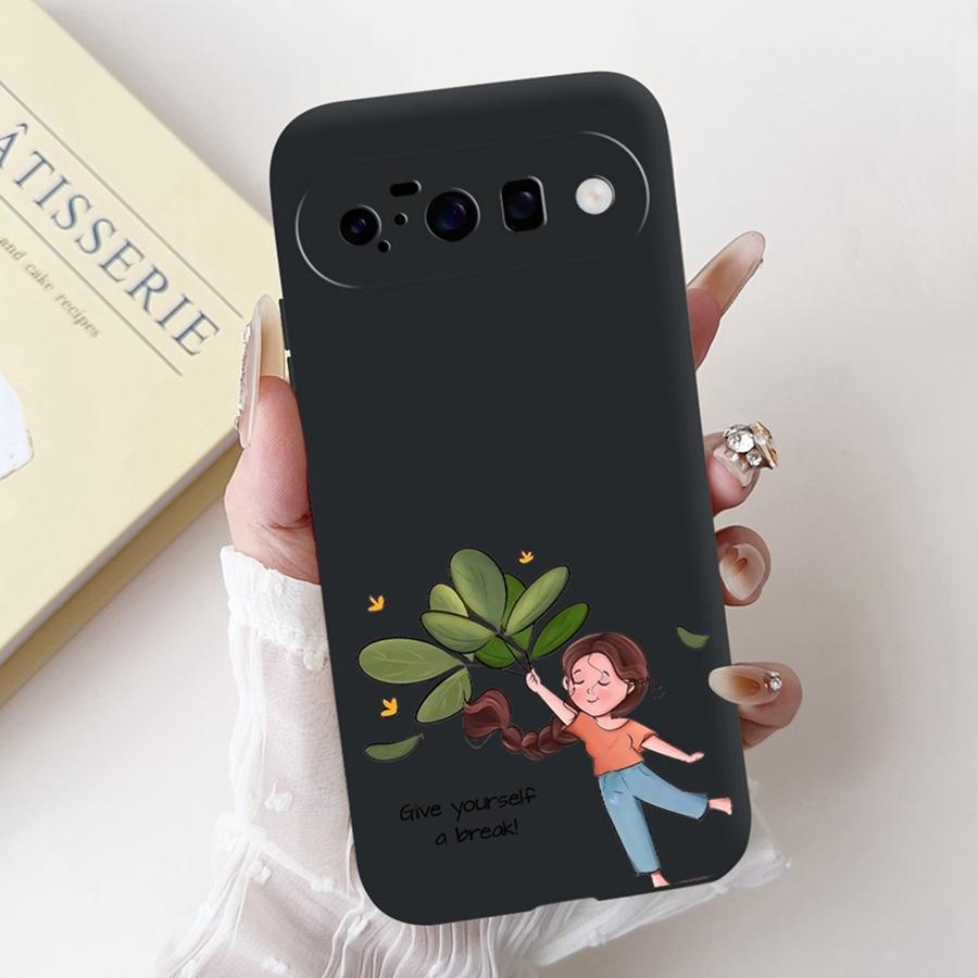 

New design 2025 Pattern Case for Google Pixel 10 Pro XL Capa Soft Silicone Black Painted Full Cover for Google Pixel10 Pro Funda Google 10 5G