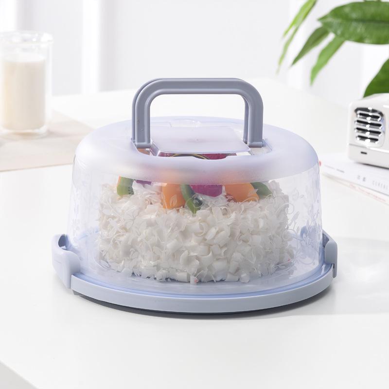 

Handheld Cake Box with Double Handles - Portable Fruit Packaging and Storage Box