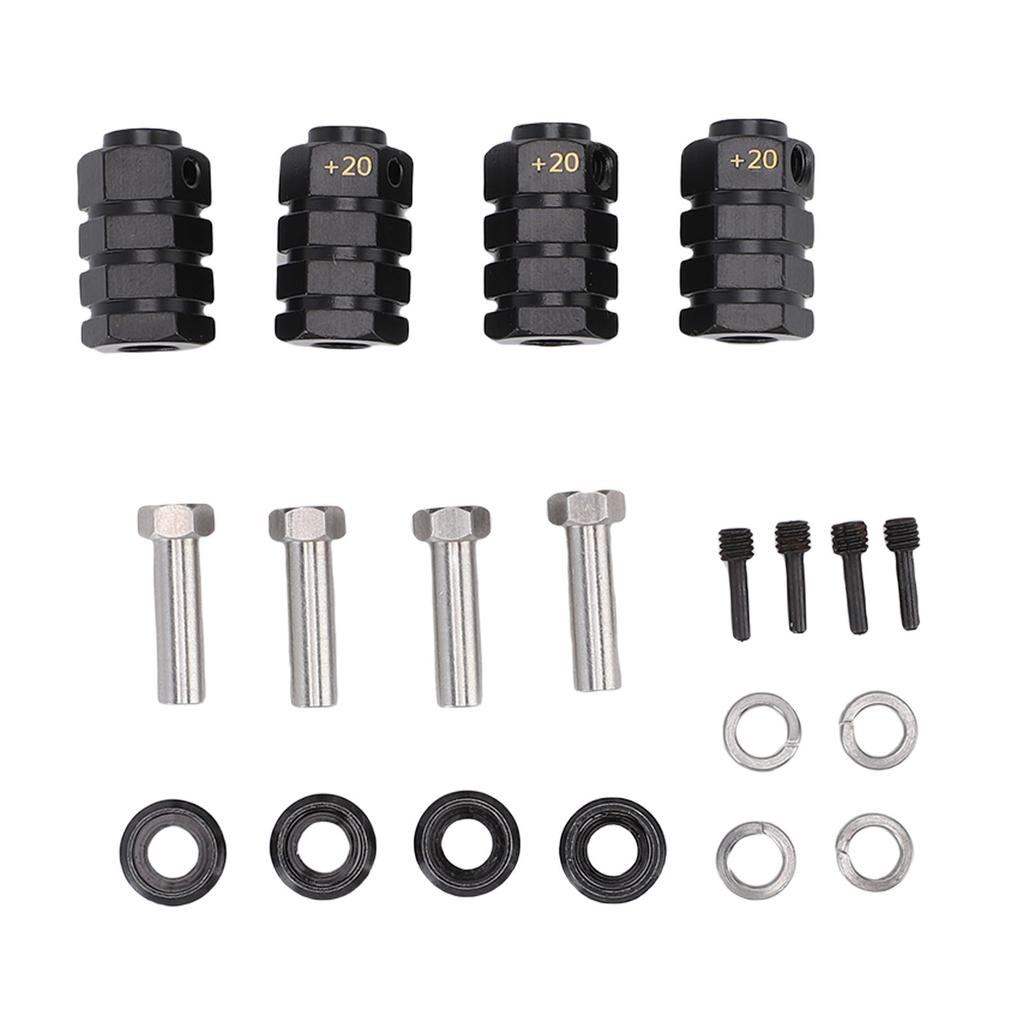 RC Brass Extended Combiner 1 10 Scale Internal Lock Nut Design RC Wheel Hubs Extension Adaptor Combiner