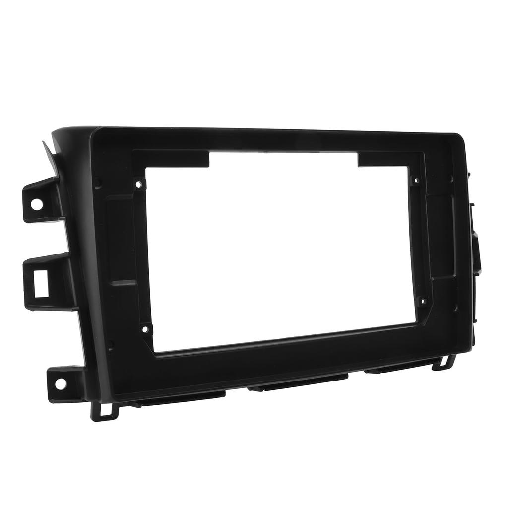 10.1in Car Stereo Radio Fascia Matte Black Dash Panel GPS Navigation Frame Replacement for NISSAN NAVARA 2014‑2015