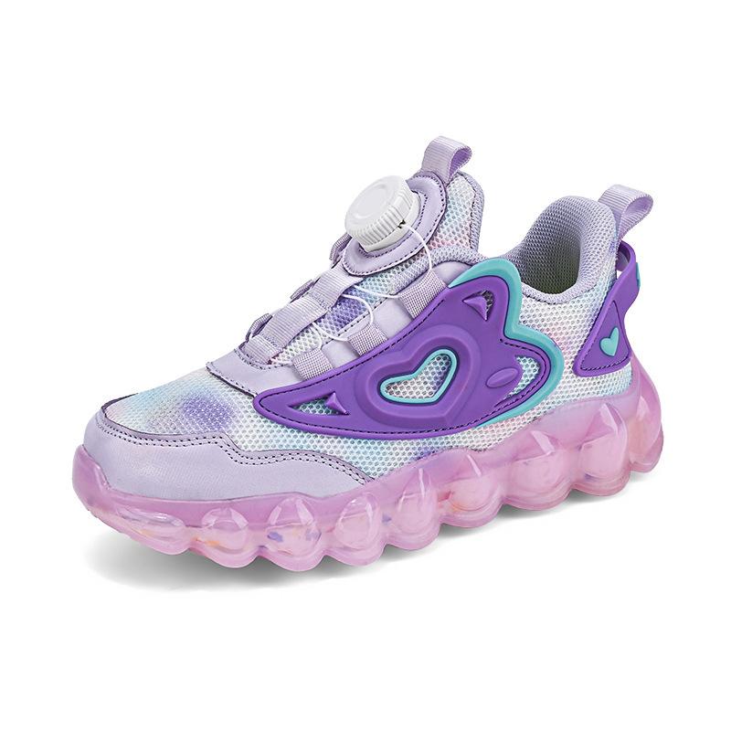 Classmate Girls Shoes 6-12 Years Old Spring and Autumn Breathable Mesh Lightweight Sports Shoes Girls Middle-aged and Older Children Waterproof C