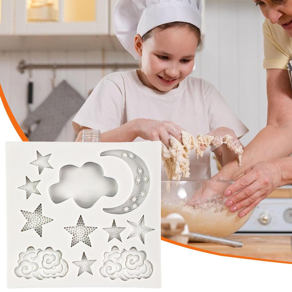 Fondant Cake Mold Cartoon Baking Molds Chocolate Moulds For Candle Candy Jelly Making Silicone Desktop Decoration Casting Tool