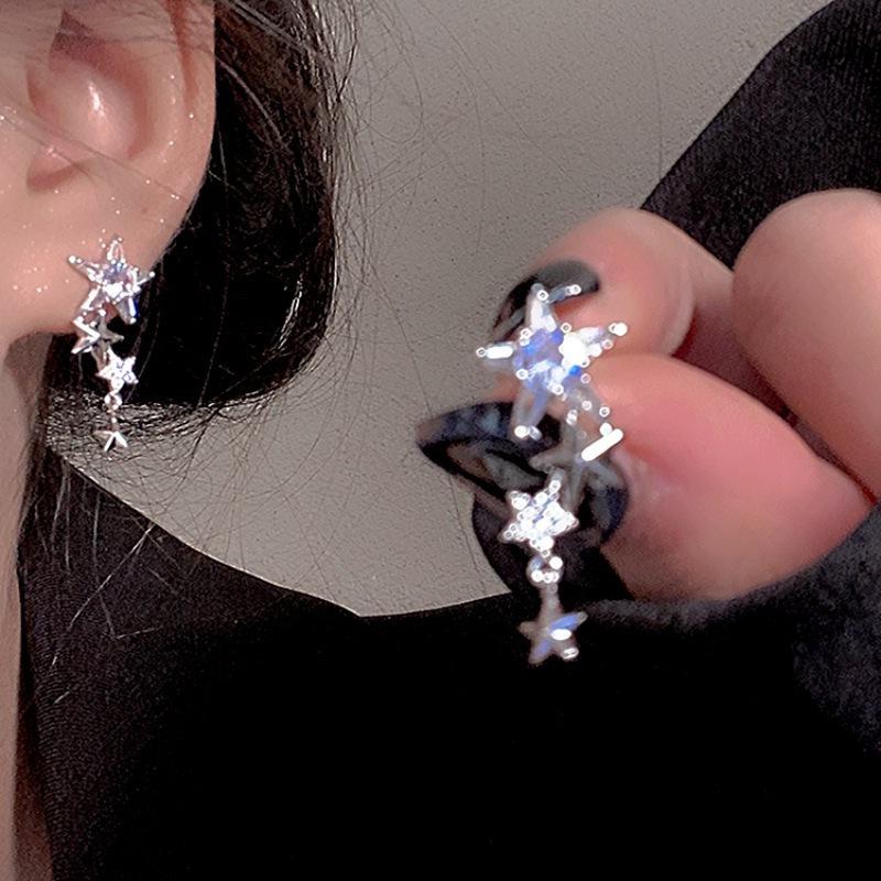 Neue Gold Farbe Shiny Bowknot Quaste Stud Ohrringe Für Frauen Exquisite Strass Bogen Baumeln Ohrringe Mädchen Schmuck Freunde Geschenk
