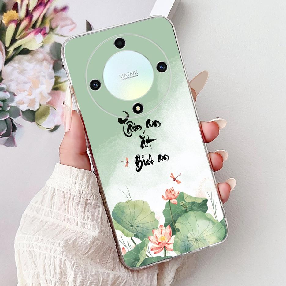 For Honor X9a Case Magic5 Lite Popular Luxury Painted Cover Soft Slim Phone Case For Honor Magic 5 Lite HonorX9a Back Cover Bags