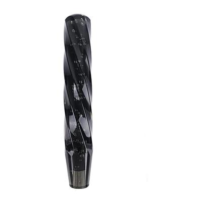 [SCGEHA] Manopla de Câmbio Universal de Cristal, com Bolhas, com Adaptador, 3 Cores, 30cm (Preto)