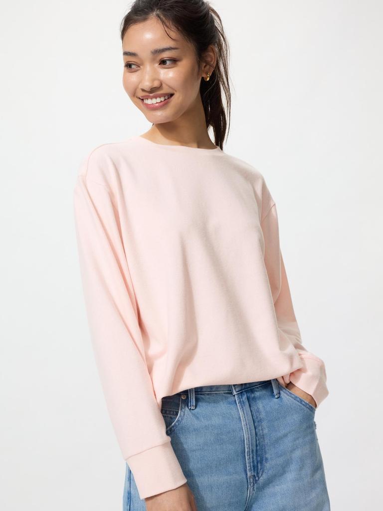 Uniqlo SofT KniT Fleece Crew Neck T