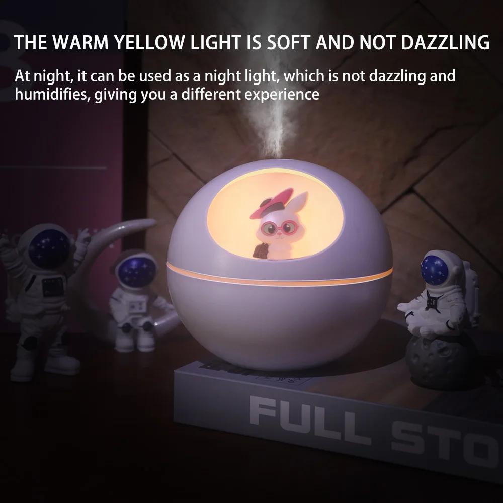 Elf Rabbit Humidifier Portable Cute Air Humidifier Essential Oil Diffuser Home Car Air Purifier