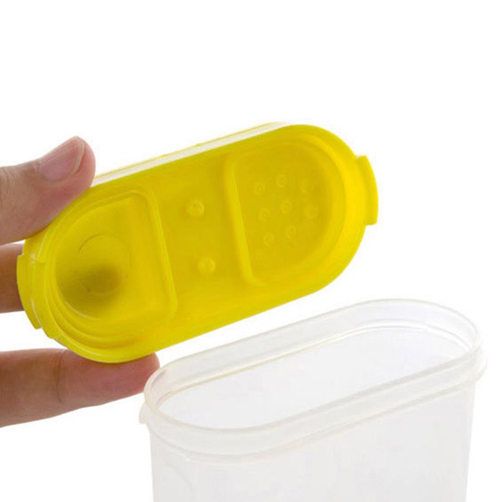 Clear Spice Jars Clear Spice Jars Double Lid Kitchen Storage