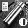 Factory Direct Sale of All Stainless Steel Thermos Cups, 304 Stainless Steel Large Capacity Thermos Cup, Outdoor Portable Travel Bullet-Style Thermos