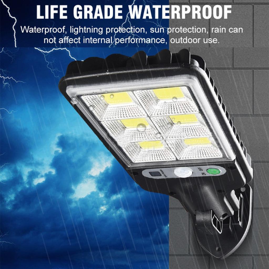 LED Solar Wall Light PIR Motion Sensor Outdoor Garden Security Street Yard Lamp