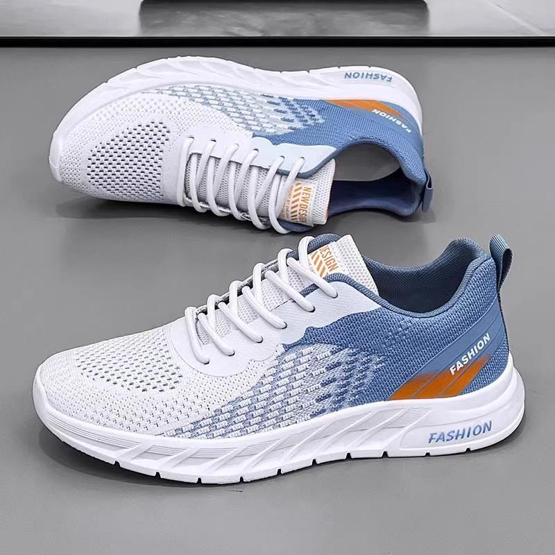 Men's Summer Mesh Breathable Deodorant Thin Fly Mesh Shoes Versatile Casual Running Shoes