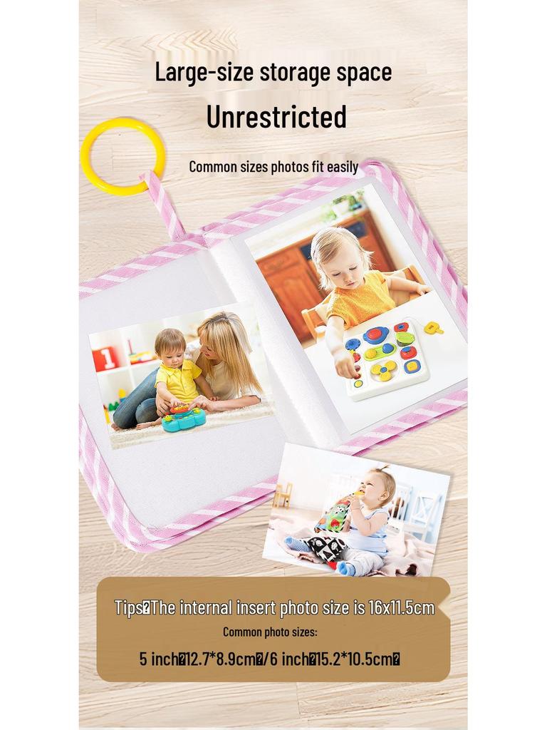 Baby Cloth Photo Album: Newborn Commemorative Book and Cloth Art Toy