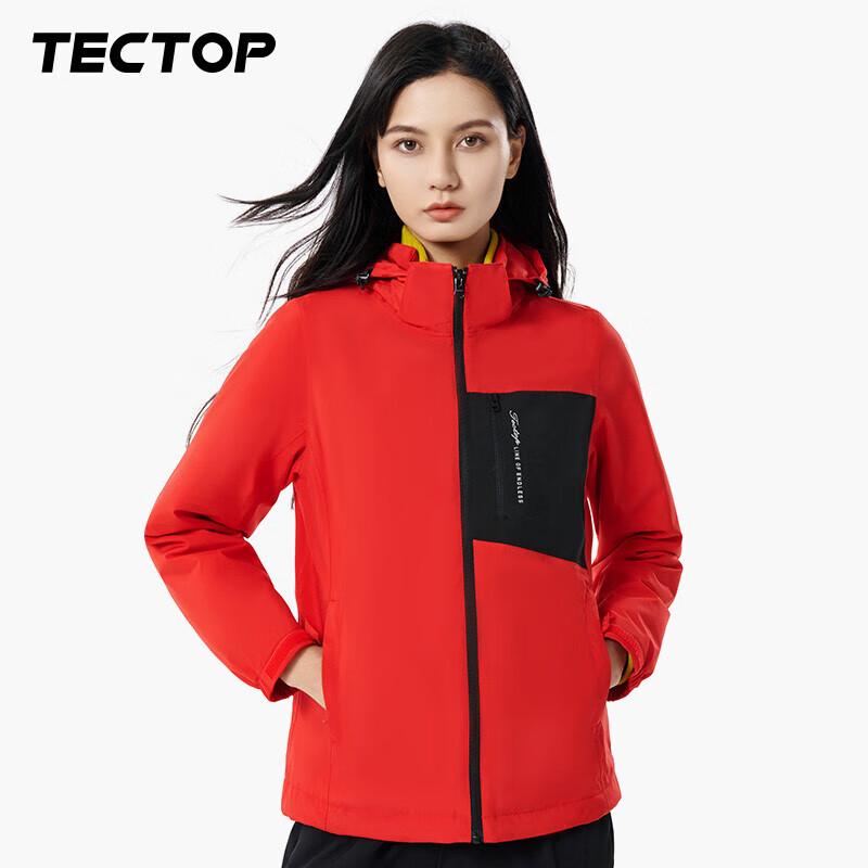 TECTOP Women s Lightweight Fleece-Lined Outdoor Jacket S