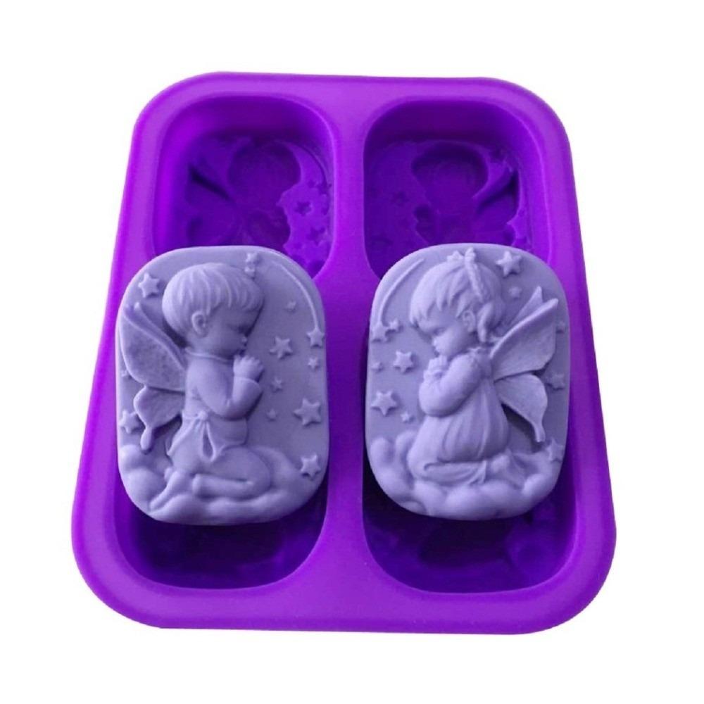 Angel Pattern Silicone Baking Mold Silicone DIY Mold Cooking Tool Baking Cake Mold Ice Cube Trays