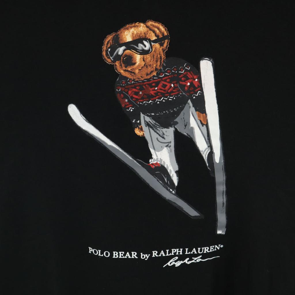 Polo Ralph Lauren Polo Bear Long Sleeve Sweatshirts L Black Men's Used