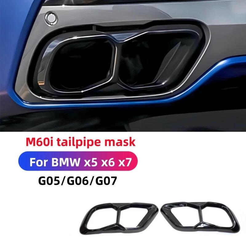 BMW X5 X6 X7 Sport Exhaust Muffler Upgrade: Four-Outlet Tailpipe, Easy Non-Destructive Installation
