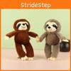 Cozy Brown And Light Gray Plush Sloth Doll For Keychains And Bag Accessories