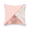45X45CM Pink Shiny Polka Dot Alphabet Geometric Simple Pillow Cover Bed Sofa Car Office Seat Cushion  Home Decoration