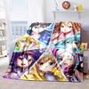 Die 3D-gedruckte "Sword Art Online" Flanelldecke ist warm, bequem und weich, geeignet für den Einsatz in Schlafzimmern, Betten, Sofas, 001