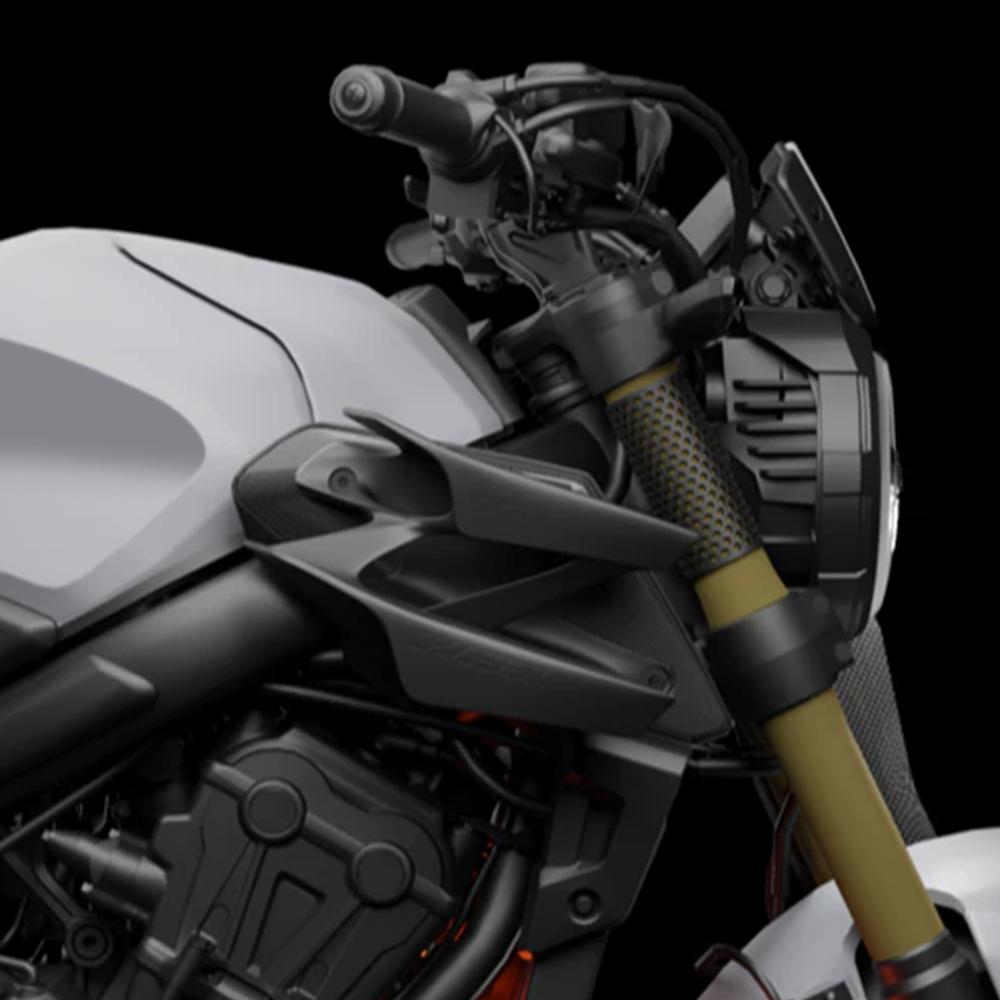 For Motorcycle Wing Let Front Spoiler Stabilizer For Honda CB650R 2018-2022 2023 Decorative Side Fairing Winglet Air Deflector