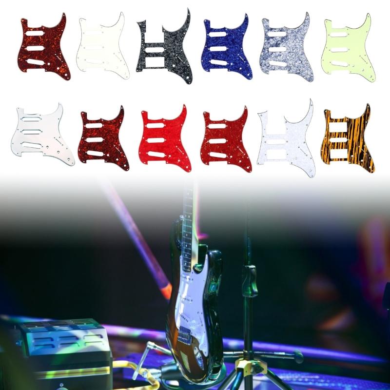 3-Ply 11Hole Electric Guitar Pickguard Anti-Scratch Pearl Plate Guard Cover for ST SQ Electric Guitar Accessories