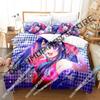 3D Print Oshi No Ko Bedding Set Single Twin Full Queen King Size Bed Set Adult Kid Bedroom Duvetcover Sets Anime Bed Sheet