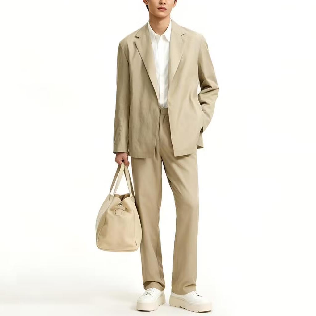 New Balance Long-Sleeve Blazer Unisex Khaki 5AD39013-BEI