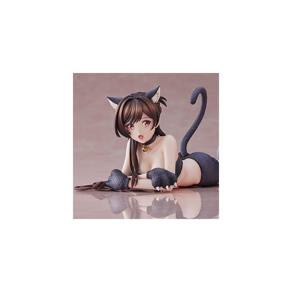 "Chizuru Mizuhara Cat Costume Figure Non-Scale Painted PVC ABS Collectible Toy"