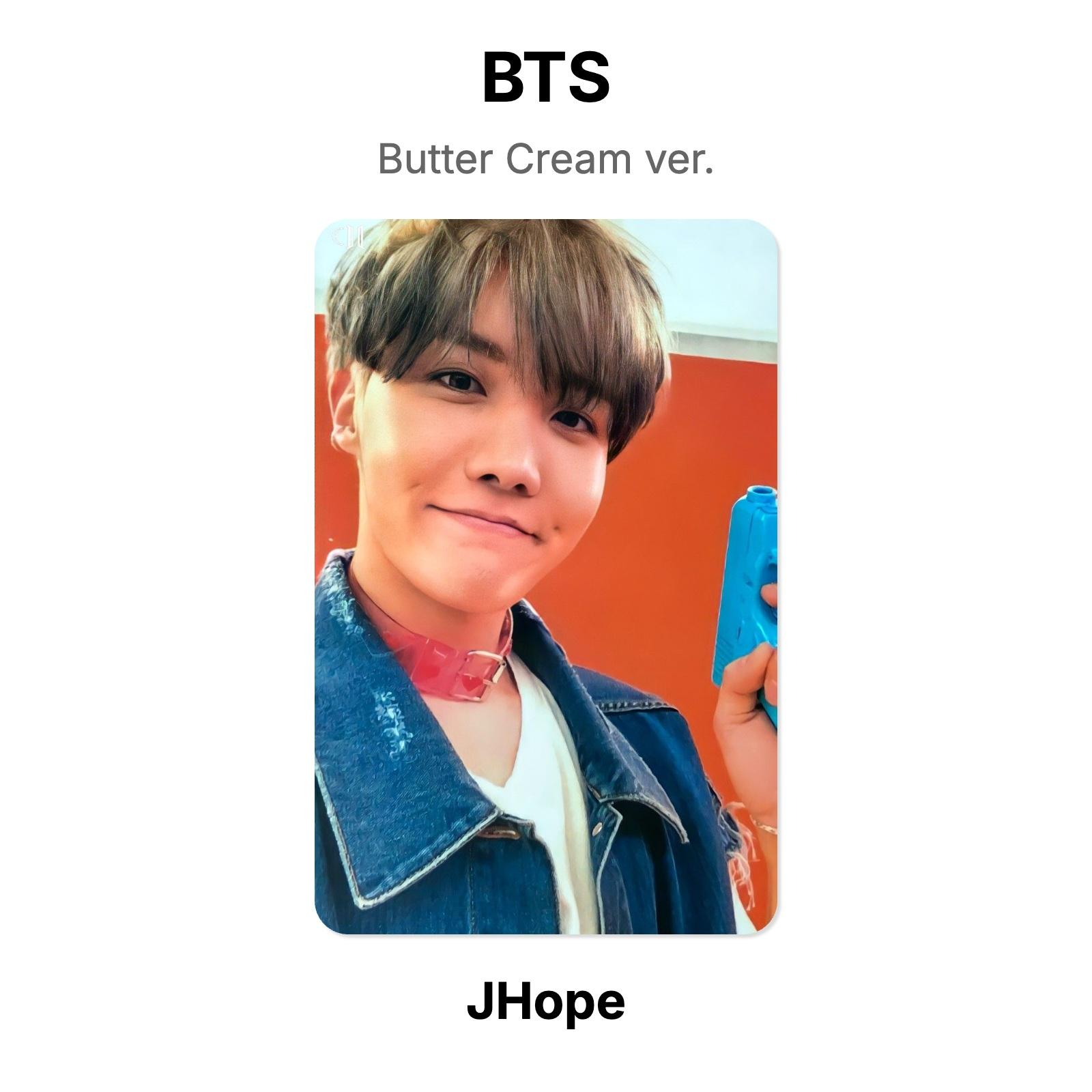 BTS Butter Cream версия. Официальная фотокарта J-Hope