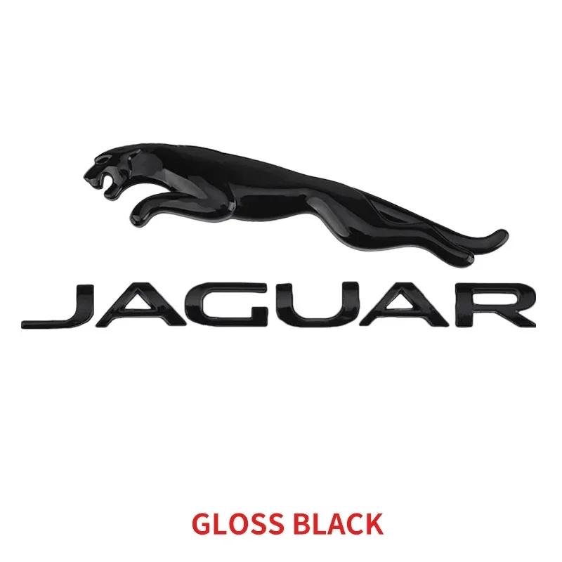 3D ABS Car Front Grill Emblem Logo Rear Trunk letter Badge Sticker For Jaguar XF X-TYPE S-TYPE XE XJ XK XJL XFR F-Type F-Pace ZZ4
