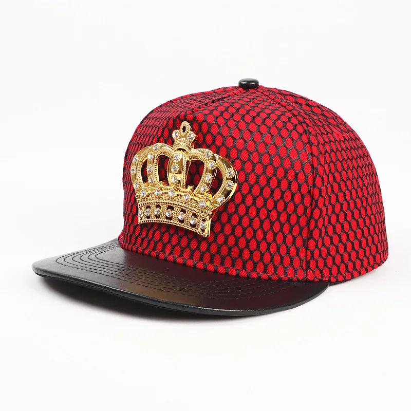 Brand Oohmy Street Cap Royal King Crown Baseball Cap Hip-hop Snapback Men Women Boys Girls Hats