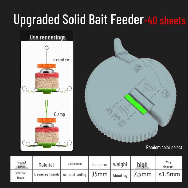 Complete Sea Rod Accessories Set: Explosion Hook, Bait Feeder, Carp & Bighead Carp Hook, Bait Fixer, Clip