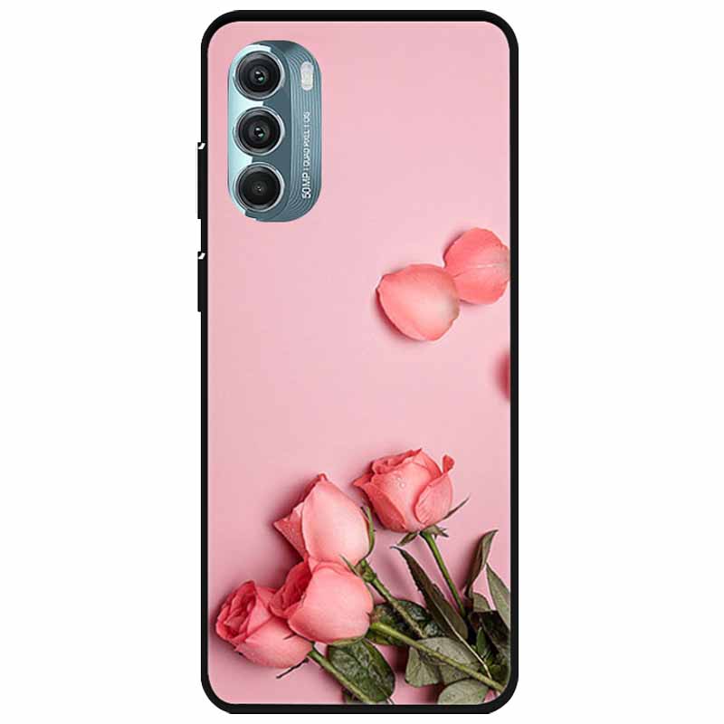 For Moto Edge 2022 Case Silicone Luxury Cartoon TPU Bumper For Motorola Edge (2022) Soft Phone Cover Shell on for MotoEdge Dog