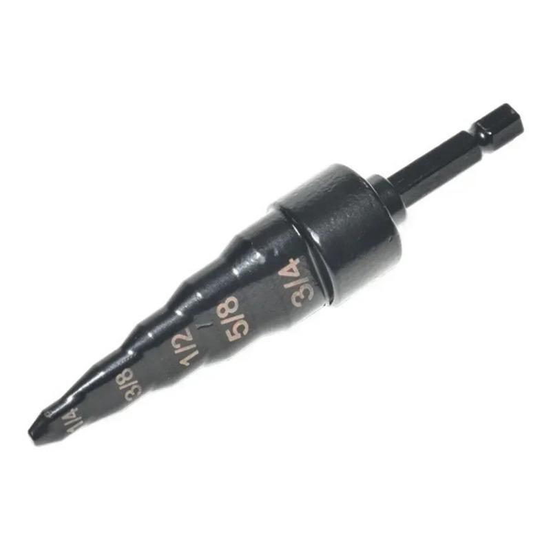 1pc British Measurement 5In1 Air Conditioner Copper Pipe Expander Swaging Drill Bit Swage Tube Expander Soft Copper Tubing Tools