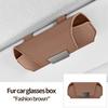 Car Eyewear Organizer Car Glasses Case Suede Material Magnetic Sun Visor Holder Car Accessories Interiors