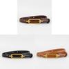 Classic Leather Belt For Women With Alloy Buckle Perfect For Casual And Office Wear