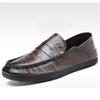 Fashion Business Mens Brogues Shoes Soft Flat Casual Male Footwear Black Brown
