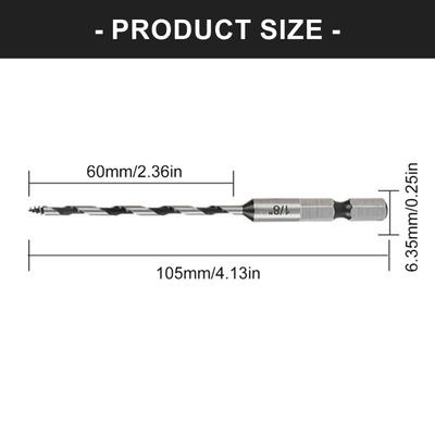105mm Twist Drill Bit for Stainless Steel Aluminum Metal Woodworking Drill Bit Tool for Metal Wood Hole Cutting
