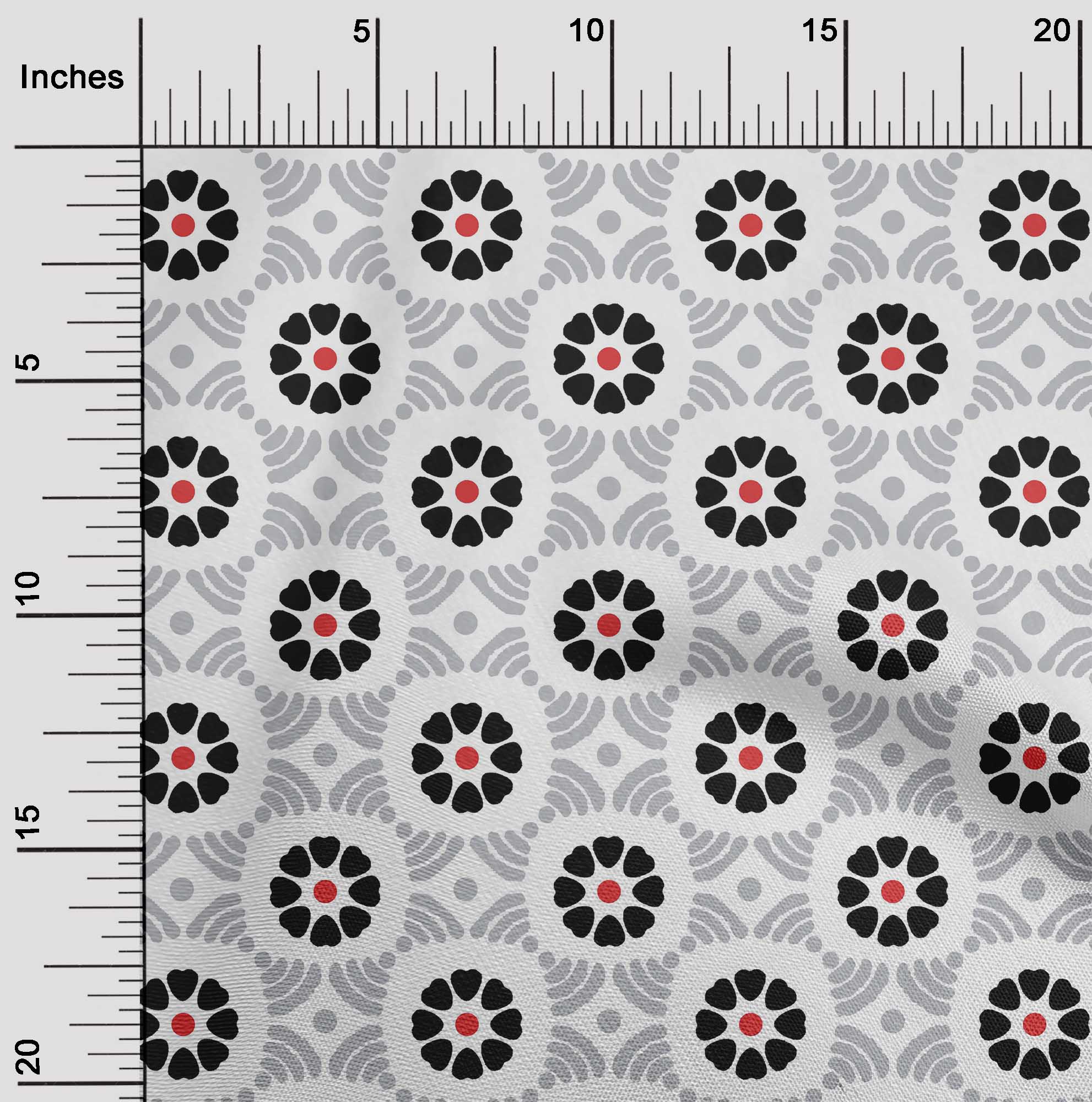 

oneOone Cotton Flex Dark Magenta Fabric Floral Block Sewing Fabric By The Yard Printed Diy Clothing Sewing Supplies 40 Inch 42 Inch Wide - Viscose Chiffon білий
