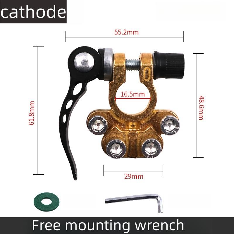 Battery Clamps Brass New Battery Clamps New Battery Pinch Connector Zhuang Head Thickened Battery Wiring Stake Head