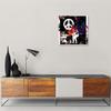 Canvas print, Banksy Soldiers and painted peace sign